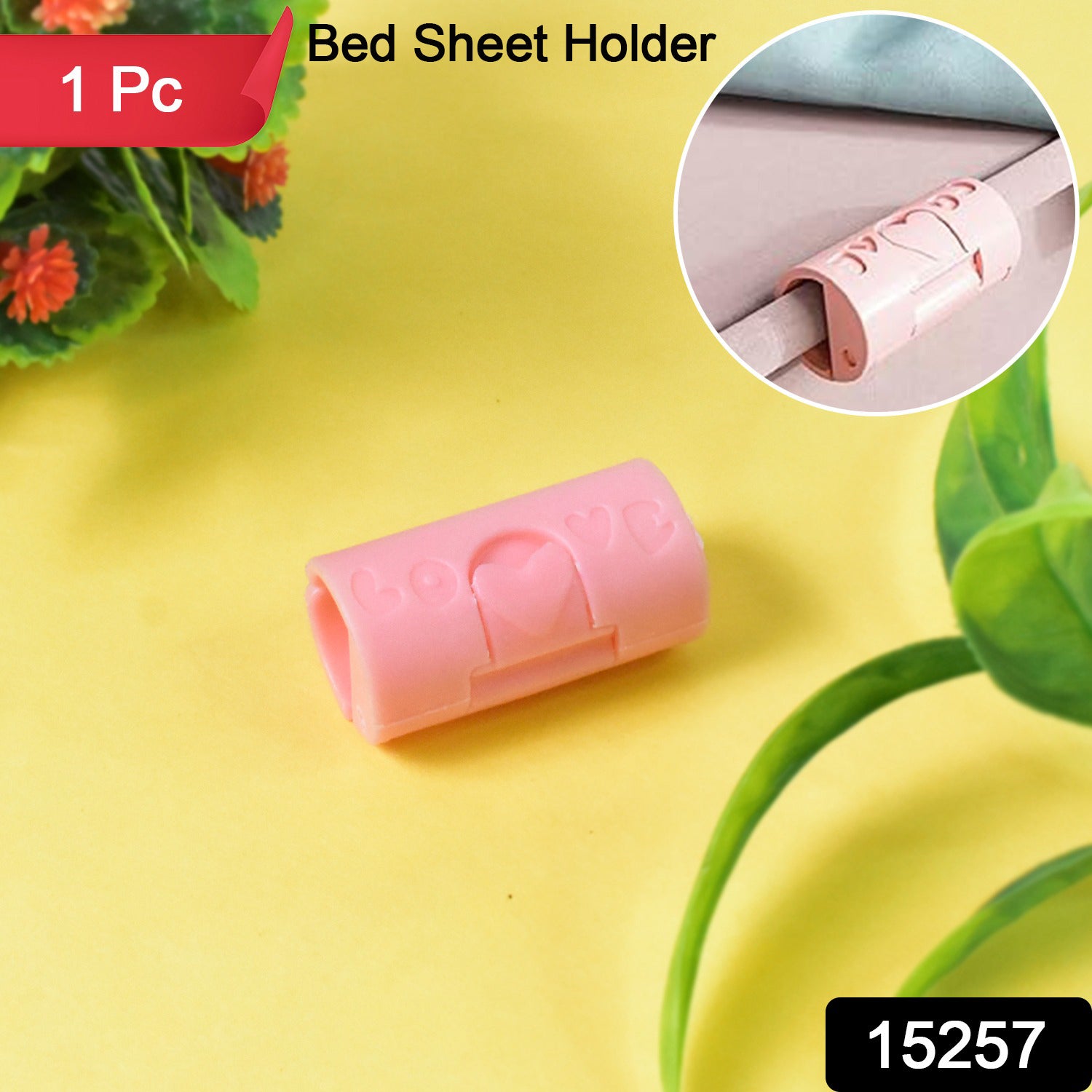 Bed Sheet Clips Elastic Fitted Quilt Bed Sheet Holder (1 Pc) Bed Sheet Clips Elastic Fitted Quilt Bed Sheet Holder (1 Pc)